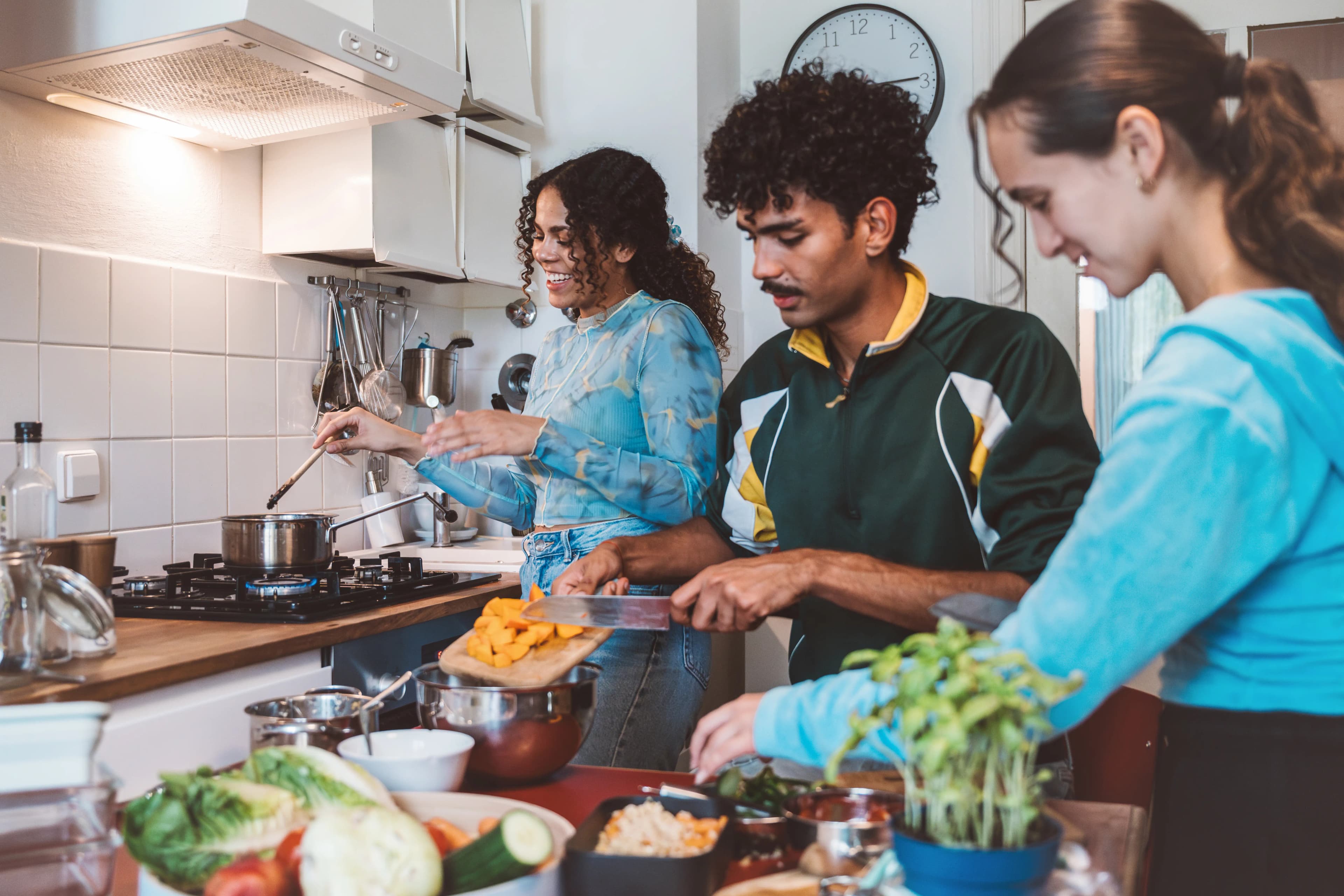 A young adult taking part in practical planning and skill-building, representing preparation for adulthood and growing independence.